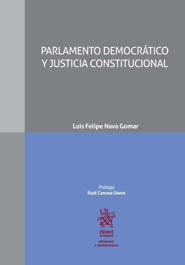 Kniha Parlamento Democrático y Justicia Constitucional Nava Gomar