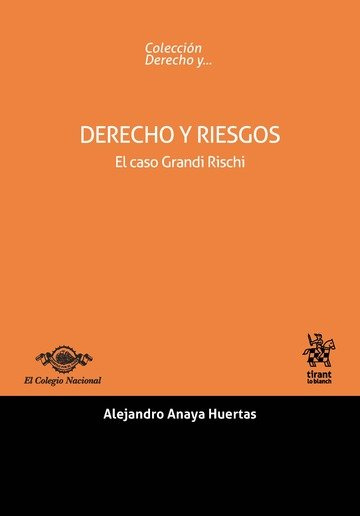 Kniha Derecho y Riesgos El Caso Grandi Rischi Anaya Huertas