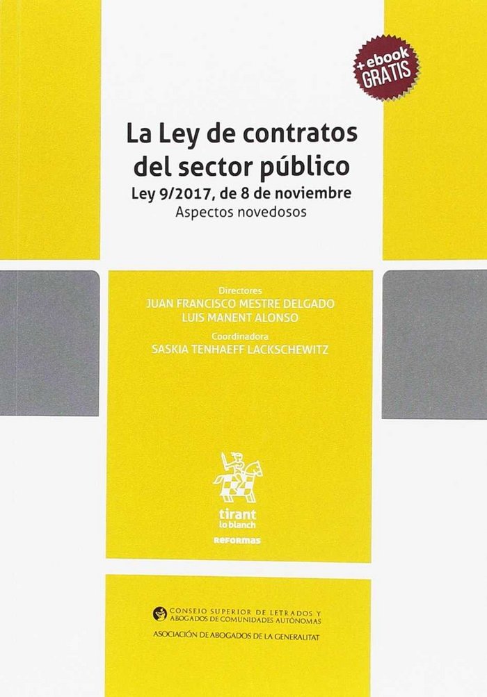 Kniha La Ley de contratos del sector público Ley 9/2017, de 8 de noviembre Mestre Delgado