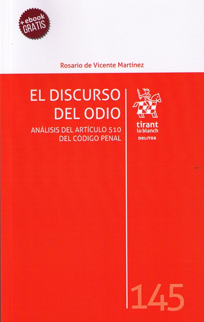 Knjiga El discurso del odio De vicente Martínez