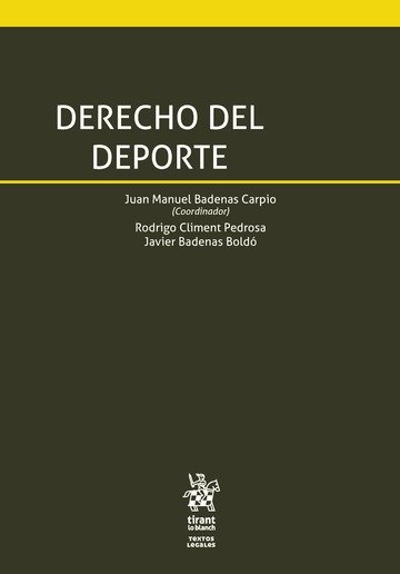 Kniha Derecho del deporte Climent Pedrosa
