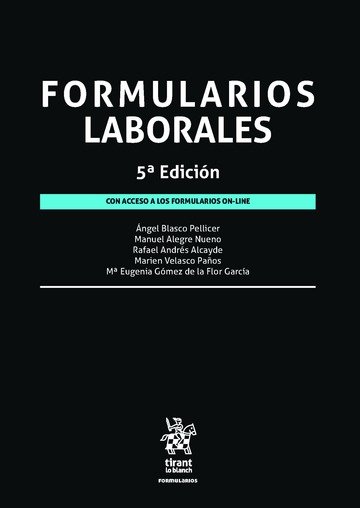 Kniha Formularios Laborales Blasco Pellicer