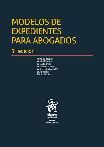 Kniha Modelos de expedientes para abogados Coquillat Vicente