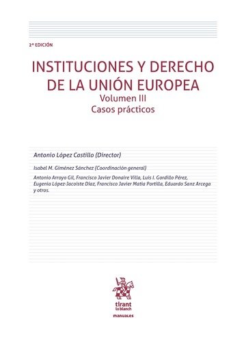 Carte Instituciones y derecho de la Unión Europea López Castillo