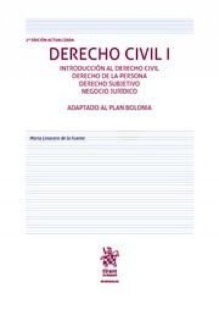 Kniha Derecho Civil I Linacero de la Fuente