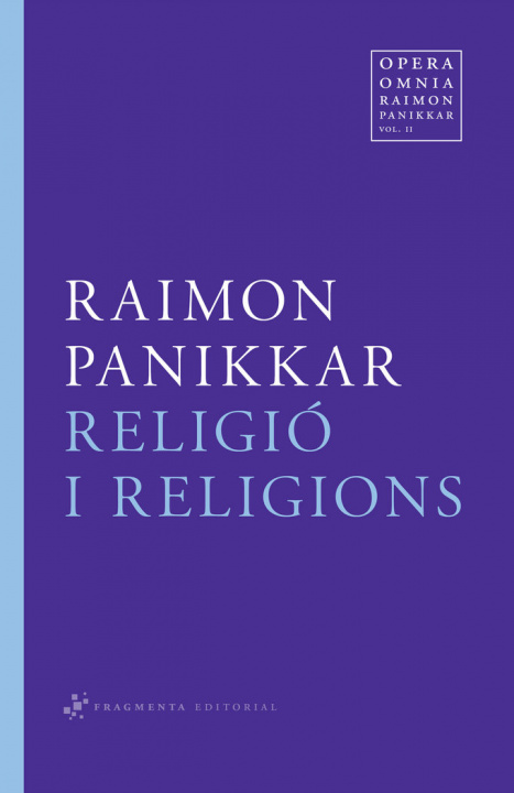 Libro Religió i religions Panikkar Alemany