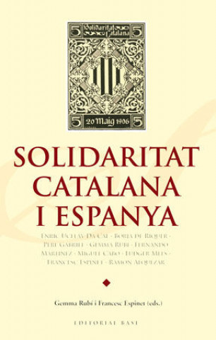 Kniha Solidaritat Catalana i Espanya Rubí