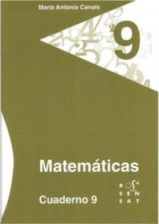 Könyv Matemáticas. Cuaderno 9 Canals