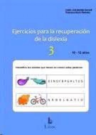 Kniha Ejercicios apra la recuperación de la dislexia-3 BERDEJO BENEDI