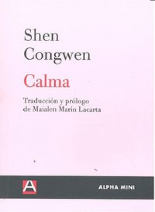 Kniha CALMA Congwen