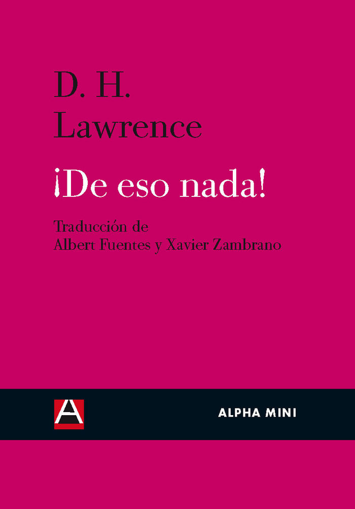 Buch ­DE ESO NADA! Lawrence