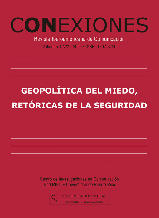 Kniha Geopolítica del miedo, retóricas de la seguridad Álvarez Curbelo