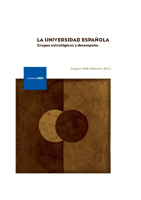 Kniha La universidad española Escribá Esteve