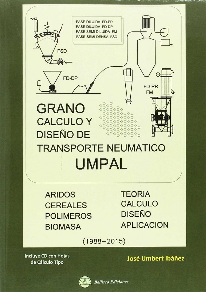 Книга GRANO. Cálculo y Diseño de Tranbsporte Neumático UMPAL Umbert Ibáñez