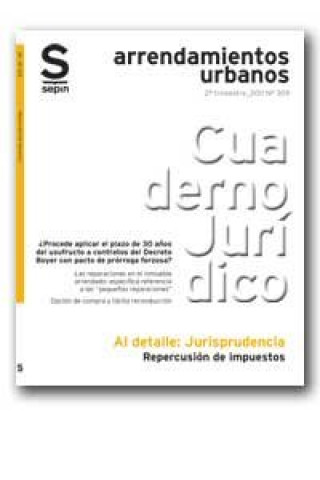 Könyv REPERCUSION DE IMPUESTOS EDITORIAL SEPIN