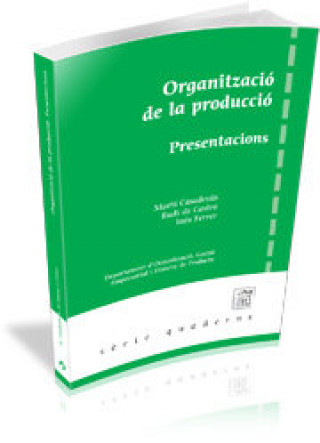 Boek Organització de la producció Casadesús Fa