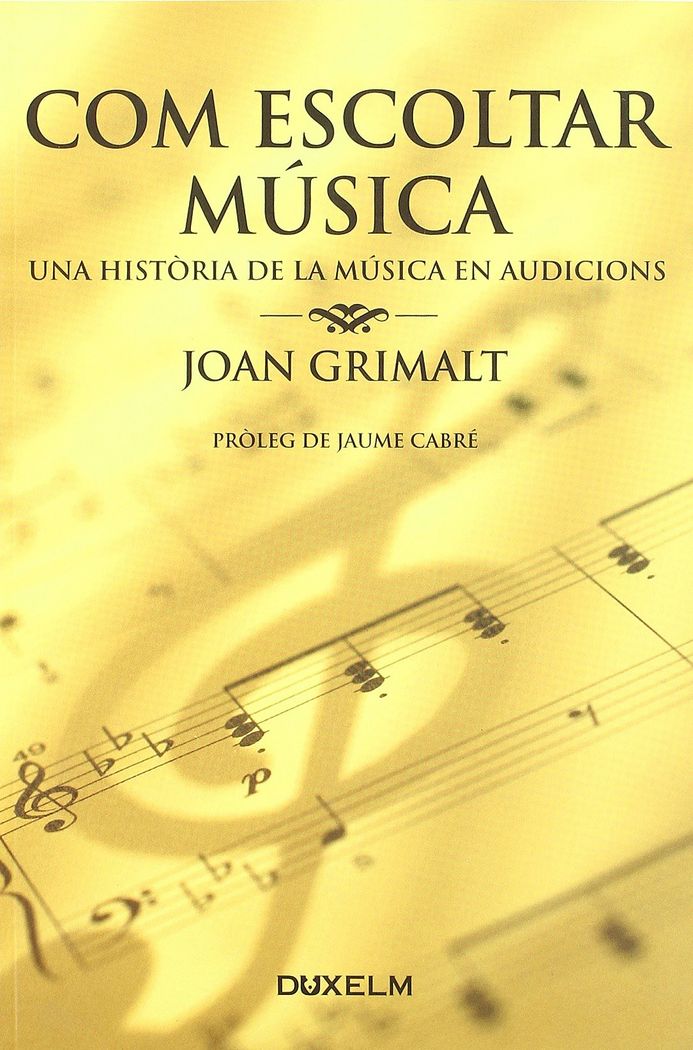 Knjiga COM ESCOLTAR MÚSICA Grimalt