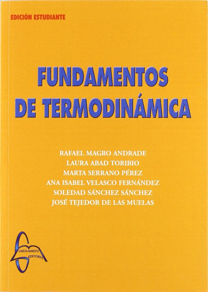 Kniha FUNDAMENTOS DE TERMODINAMICA MAGRO ANDRADE