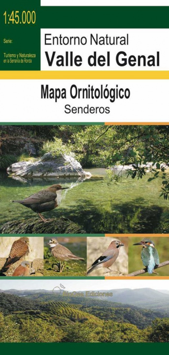Книга MAPA ORNITOLóGICO DEL ESPACIO NATURAL VALLE DEL GENAL FARFáN AGUILAR