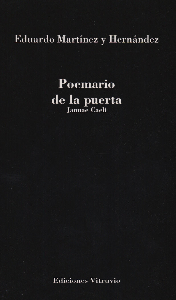 Knjiga Poemario de la puerta y Januae Caeli Martínez Hernández