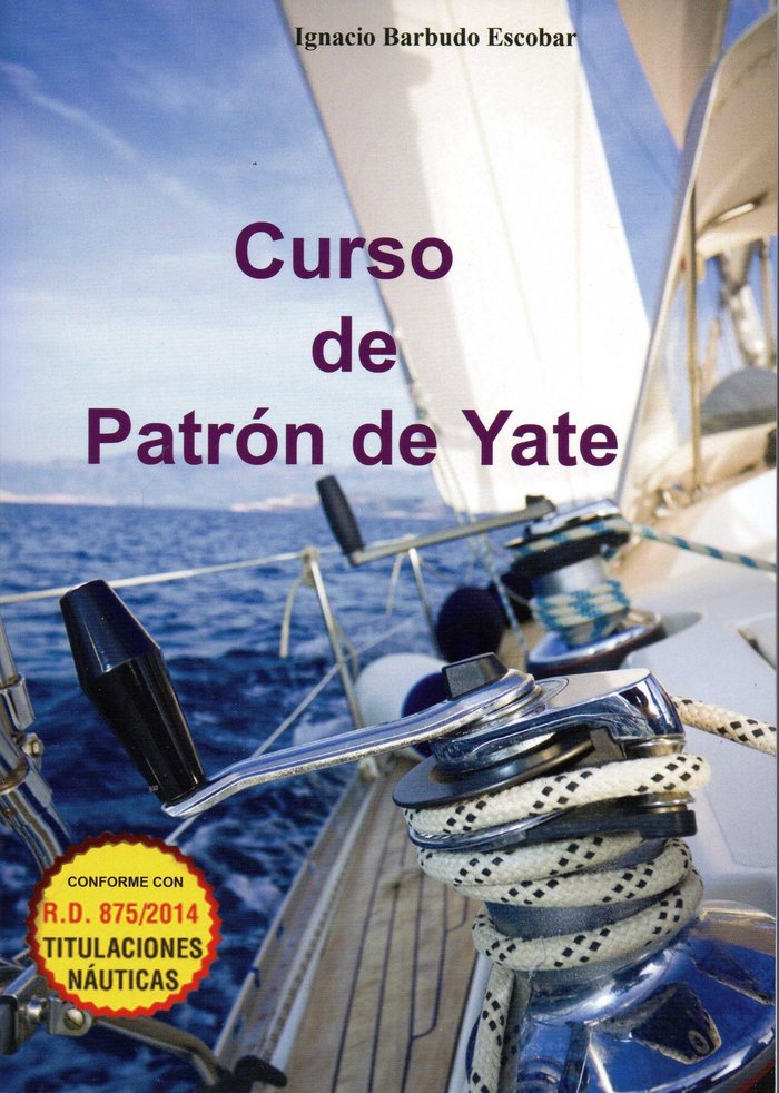 Carte CURSO DE PATRON DE YATE BARBUDO ESCOBAR