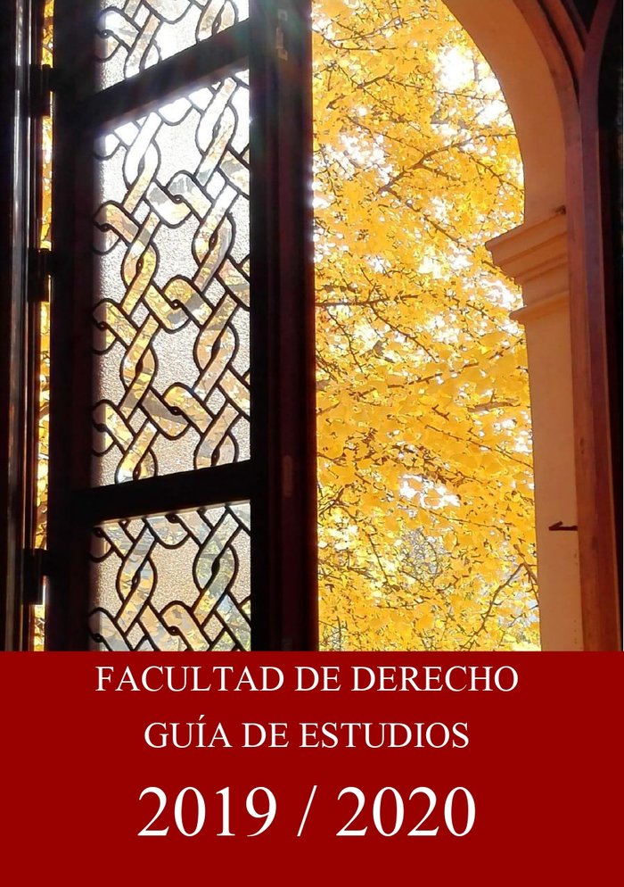 Книга FACULTAD DE DERECHO - GUÍA DE ESTUDIOS 2019/2020 