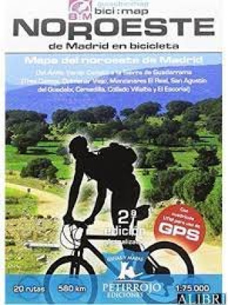 Carte Noroeste de Madrid en bicicleta Datcharry Tournois
