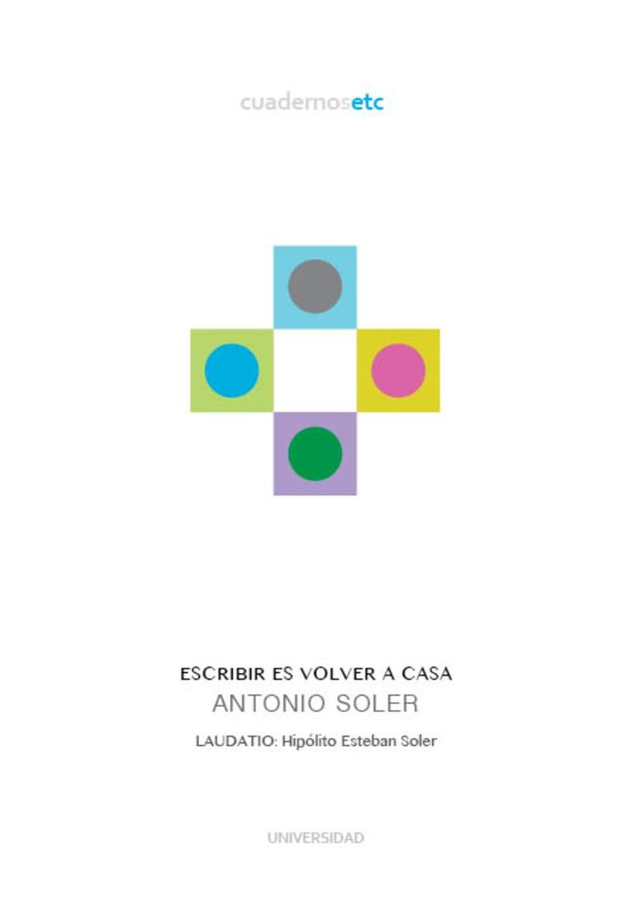 Buch Escribir es volver a casa Soler