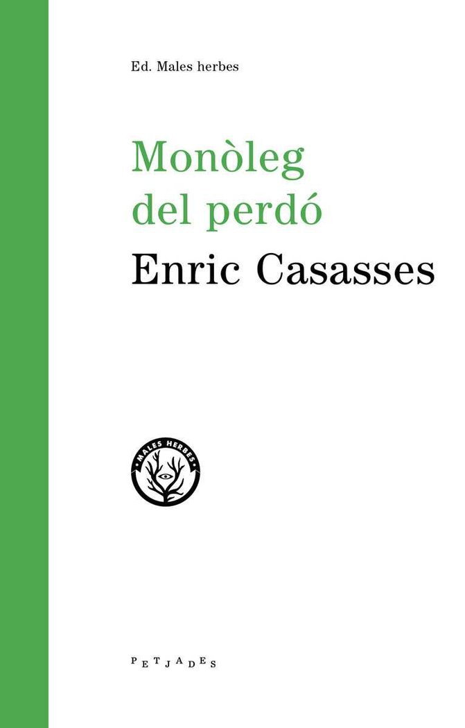 Libro Monòleg del perdó Casasses Figueres