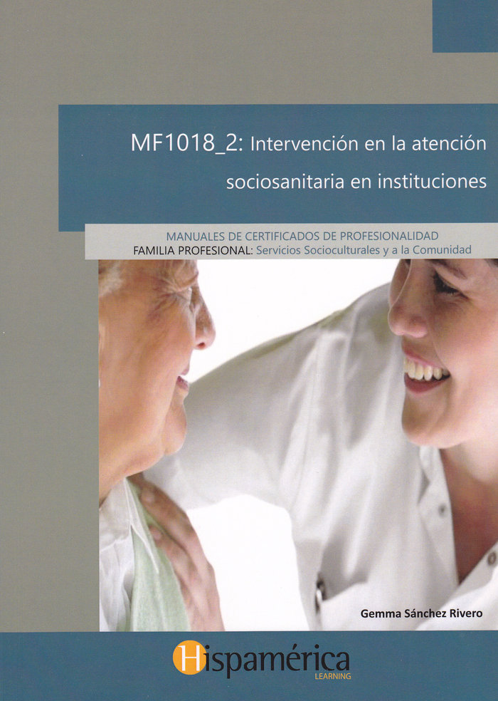 Carte MF1018_2 Intervención en la atención sociosanitaria en instituciones 