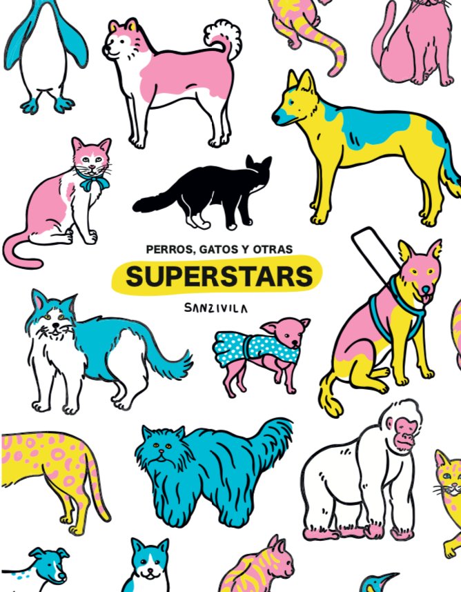 Kniha Perros, gatos y otras superstars Sanz Vila