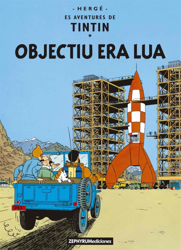 Knjiga Objectiu era Lua Hergé