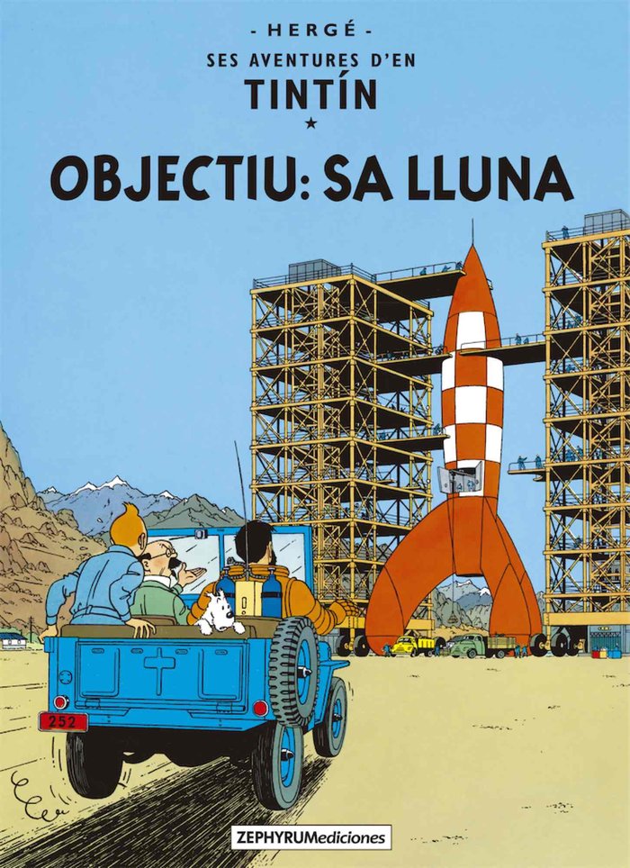 Knjiga Objectiu: sa Lluna Hergé