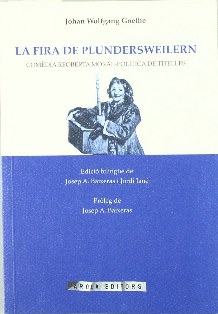 Book La fira de Plundersweilern Wolfgang Goethe