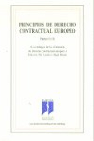 Kniha Principios de derecho contractual europeo. Partes I y II BARRES BENLLOCH