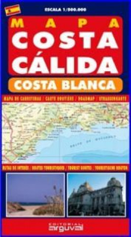 Carte MAPA COSTA CALIDA Y COSTA BLANCA 