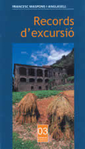 Libro RECORDS D'EXCURSIO MASPONS I ANGLASELL
