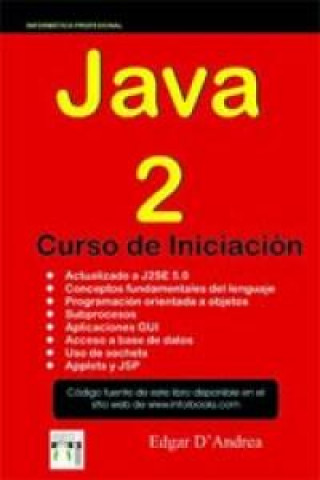 Knjiga JAVA 2 CURSO INICIACION DANDREA