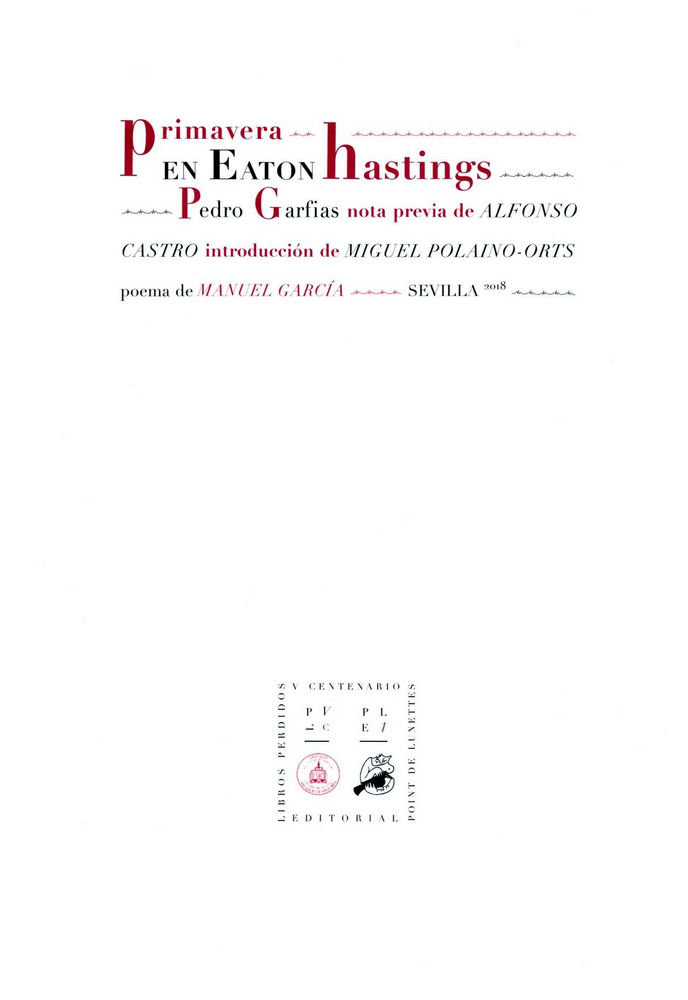 Knjiga PRIMAVERA EN EATON HASTINGS GARFIAS
