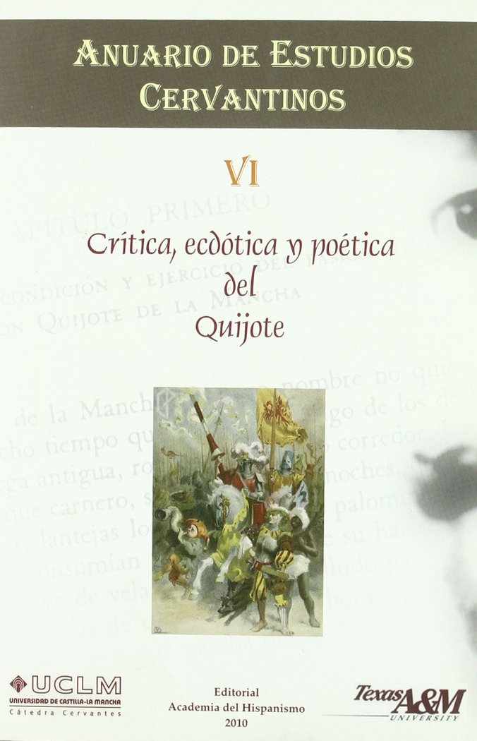 Kniha ANUARIO DE ESTUDIOS CERVANTINOS VI. CRITICA ECDOTICA Y POETICA DEL QUIJOTE MAESTRO