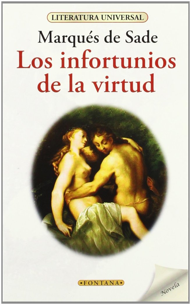 Kniha INFORTUNIOS DE LA VIRTUD, LOS SADE