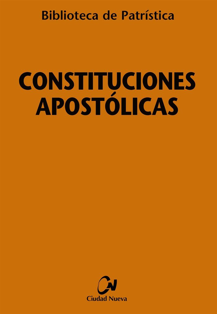 Könyv Constituciones apostólicas No tiene