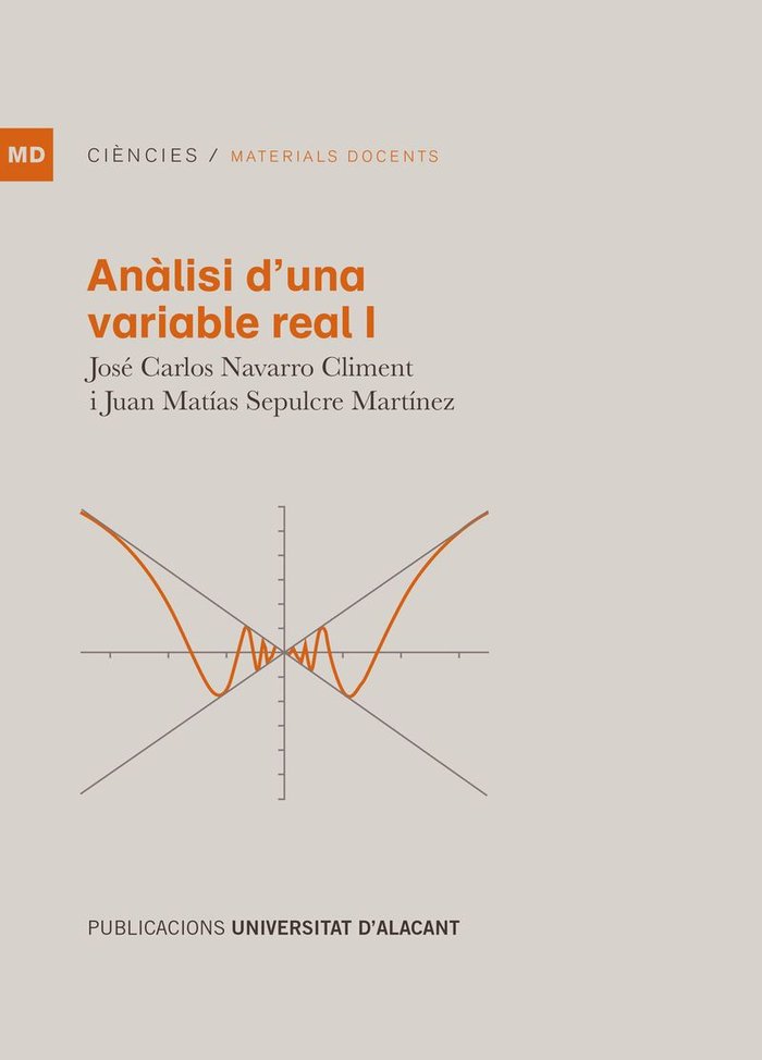 Knjiga Anàlisi d'una variable real I Navarro Climent