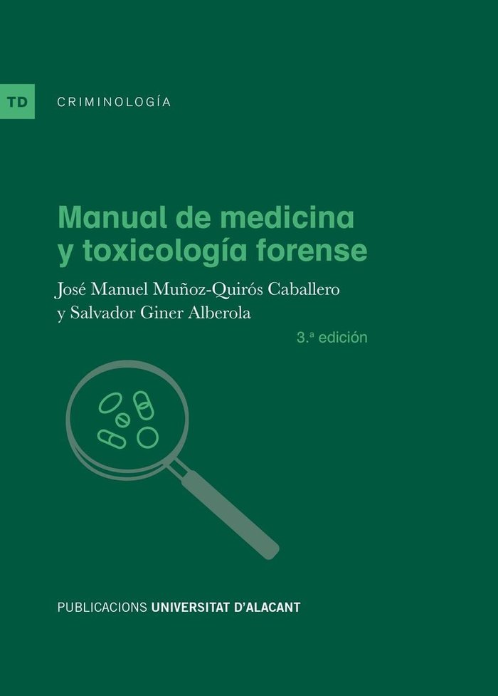 Carte Manual de medicina y toxicología forense Muñoz-Quirós Caballero
