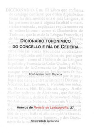 Kniha Dicionario toponímico do concello e ría de Cedeira Porto Dapena
