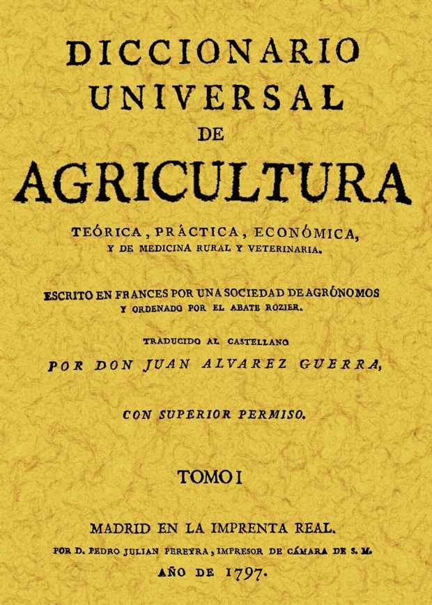 Kniha Diccionario Universal de Agricultura (Tomo 5) Rozier