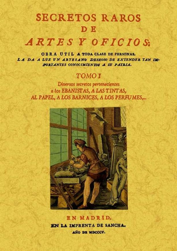 Книга Secretos raros de artes y oficios (12 Tomos) 