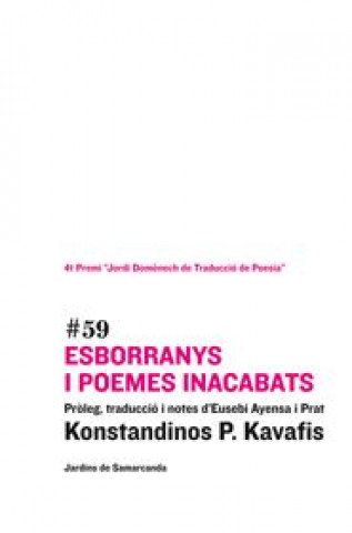 Knjiga Esborranys i poemes inacabats Kavafis
