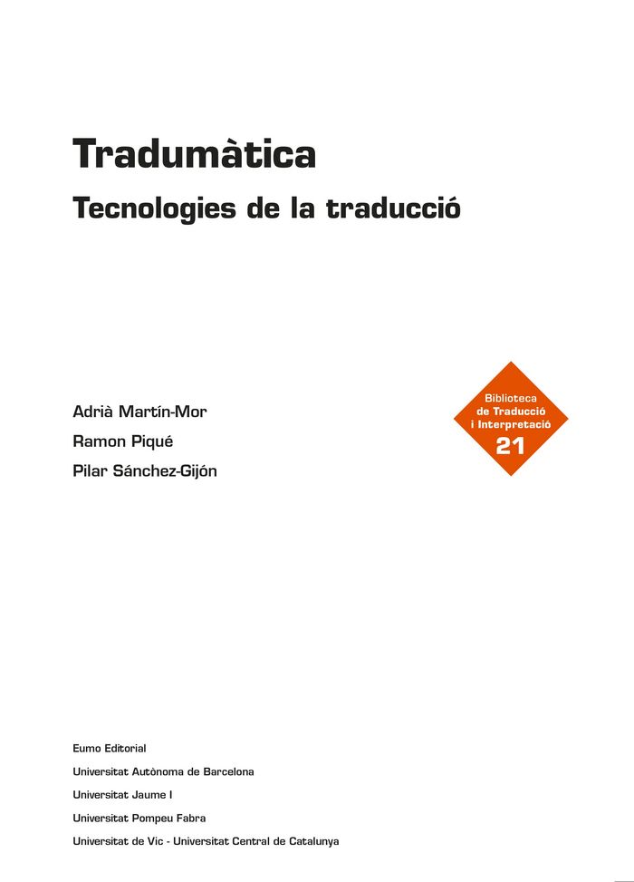 Kniha Tradumàtica Martín Mor