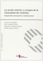 Kniha La acción exterior y europea de la Generalitat de Cataluña Campins Ertja